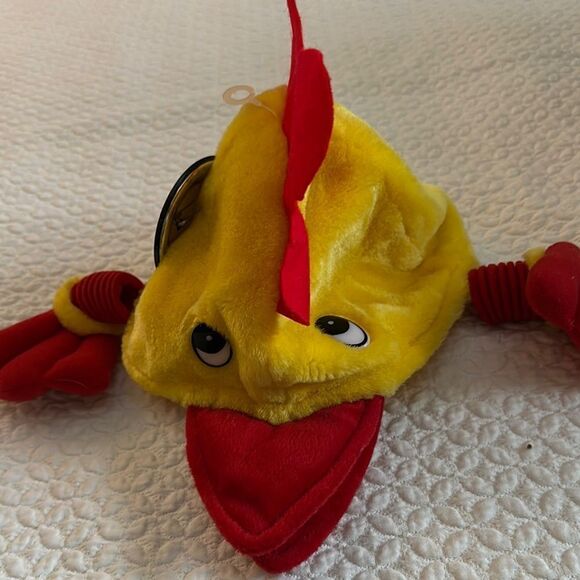 Yellow and Red Chicken Hat Kids Child Size - Picture 1 of 8